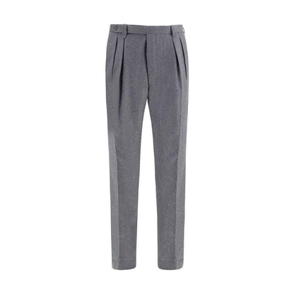 Gray Wool Oves Aries Casual Pants