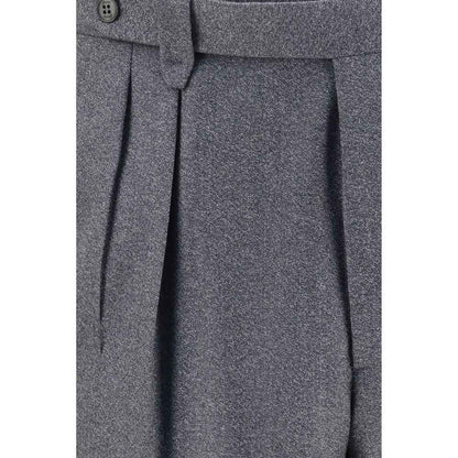 Gray Wool Oves Aries Casual Pants