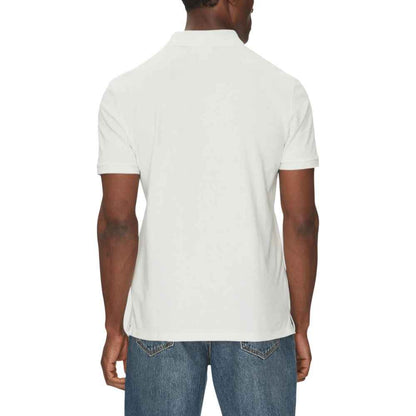 White Cotton Polo Shirt