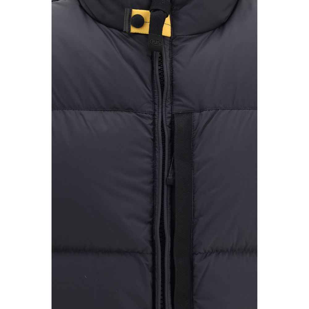 Black Polyamide Sleeveless Jacket