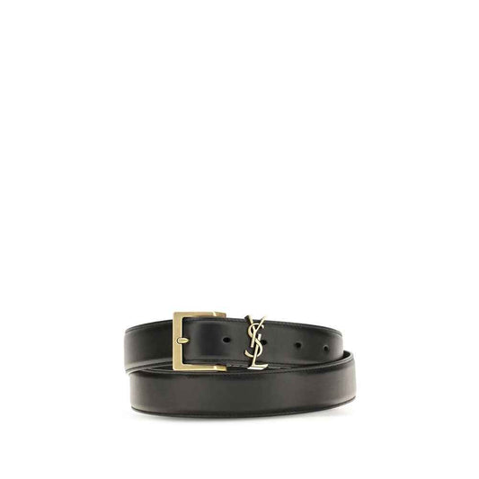 Black Calf Leather Bos Taurus Regular Belt