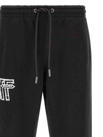 Black Cotton Joggers (Workout Pants)