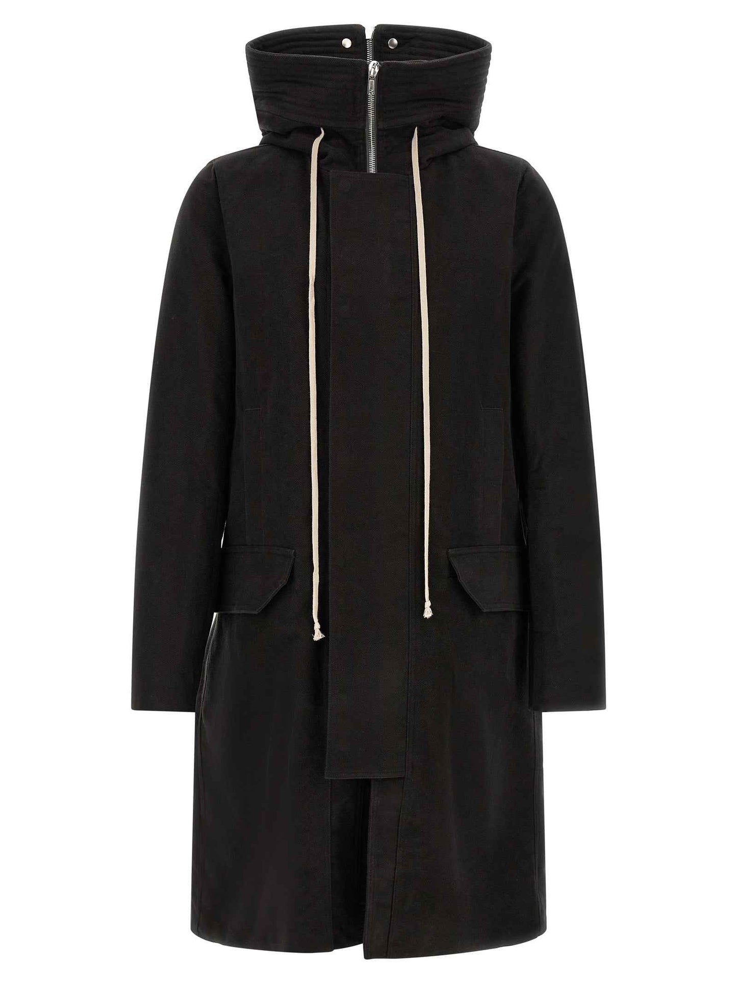 Black Cotton Parka