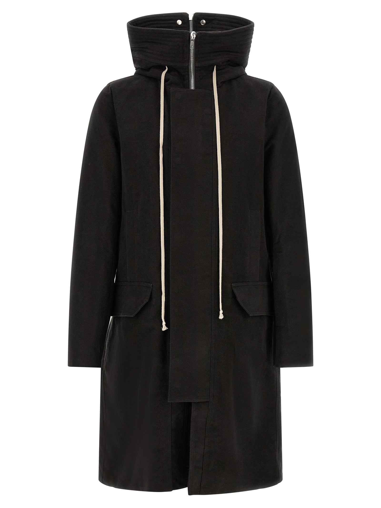 Black Cotton Parka