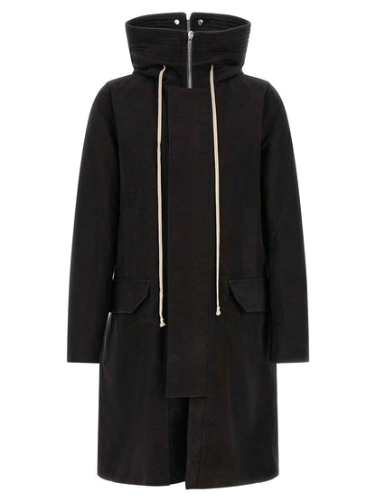 Black Cotton Parka