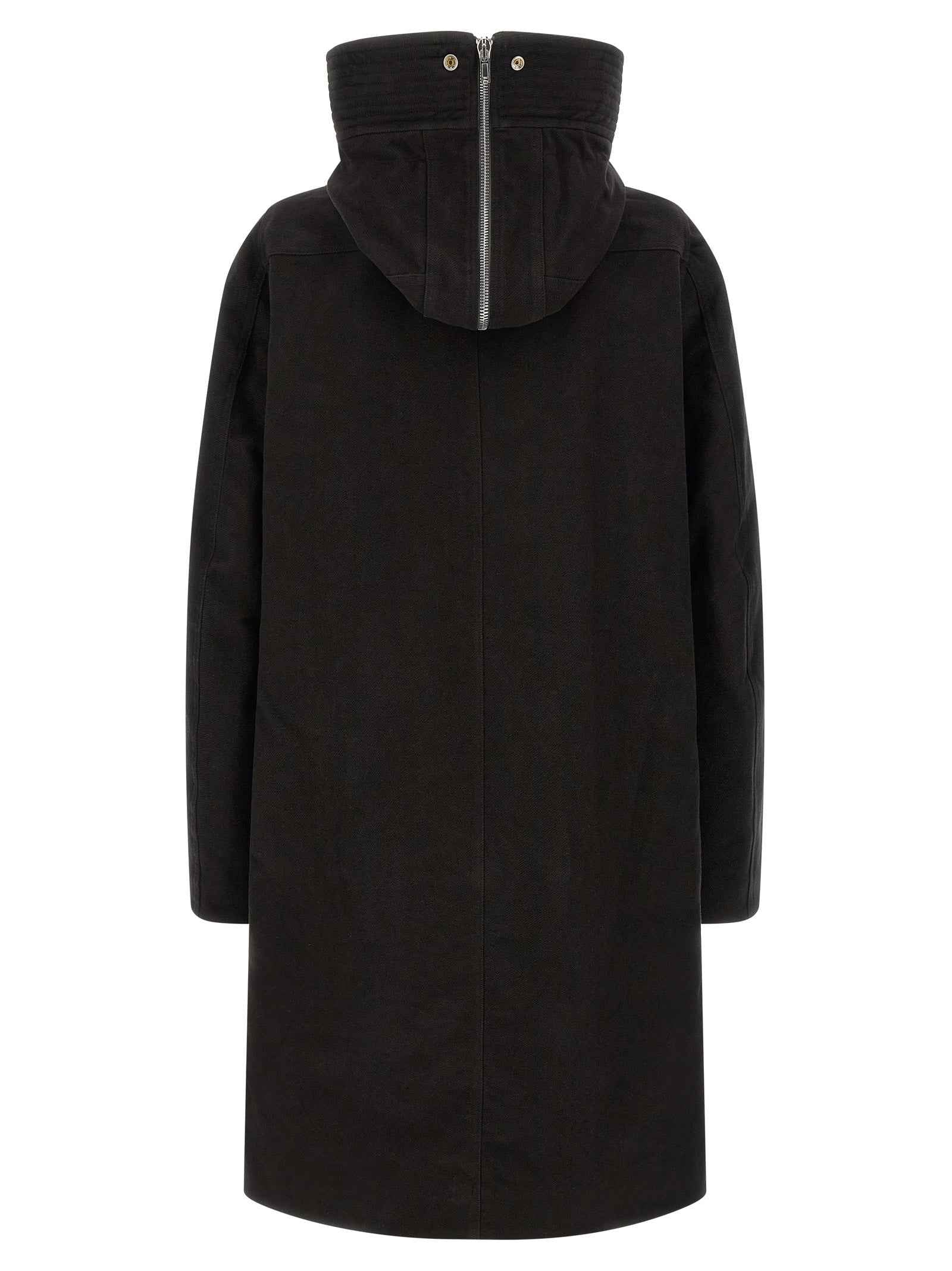 Black Cotton Parka