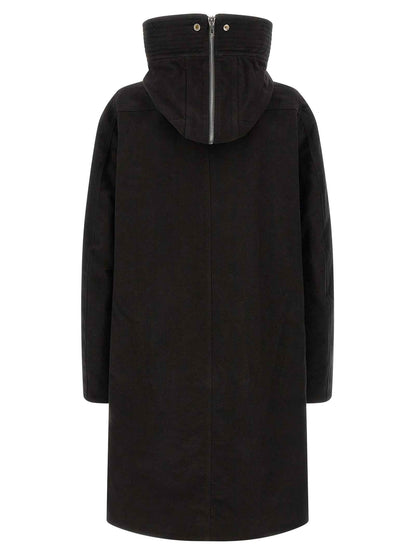 Black Cotton Parka