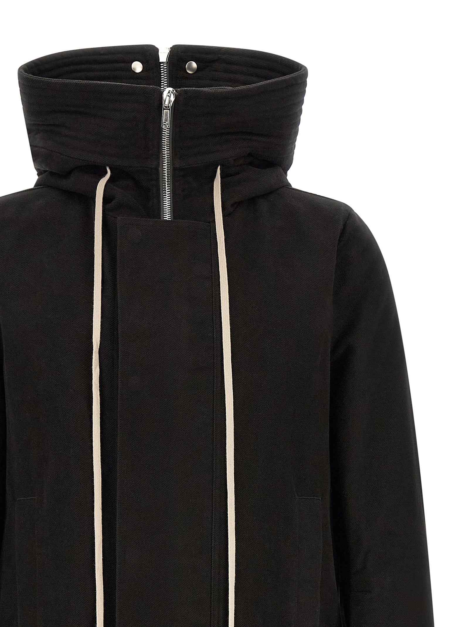 Black Cotton Parka