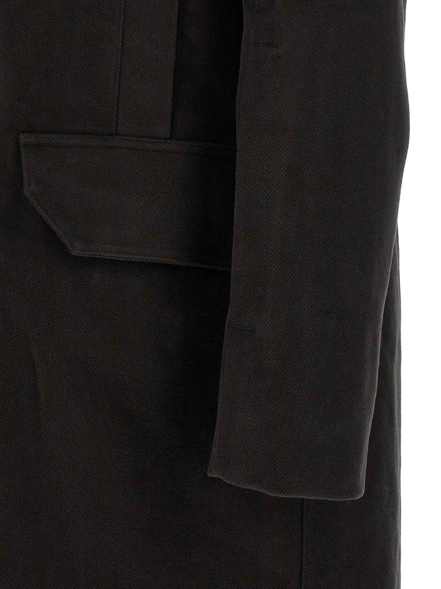 Black Cotton Parka
