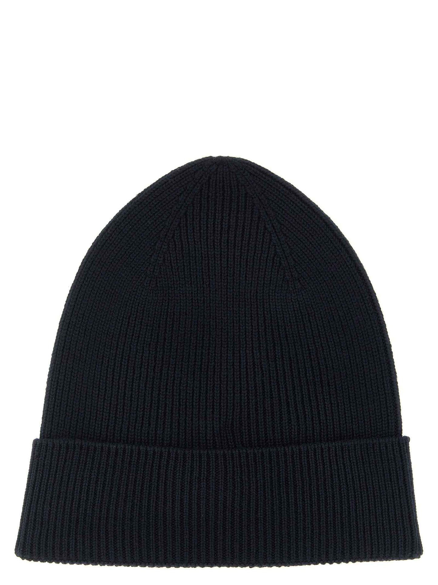 Blue Virgin Wool Beanie