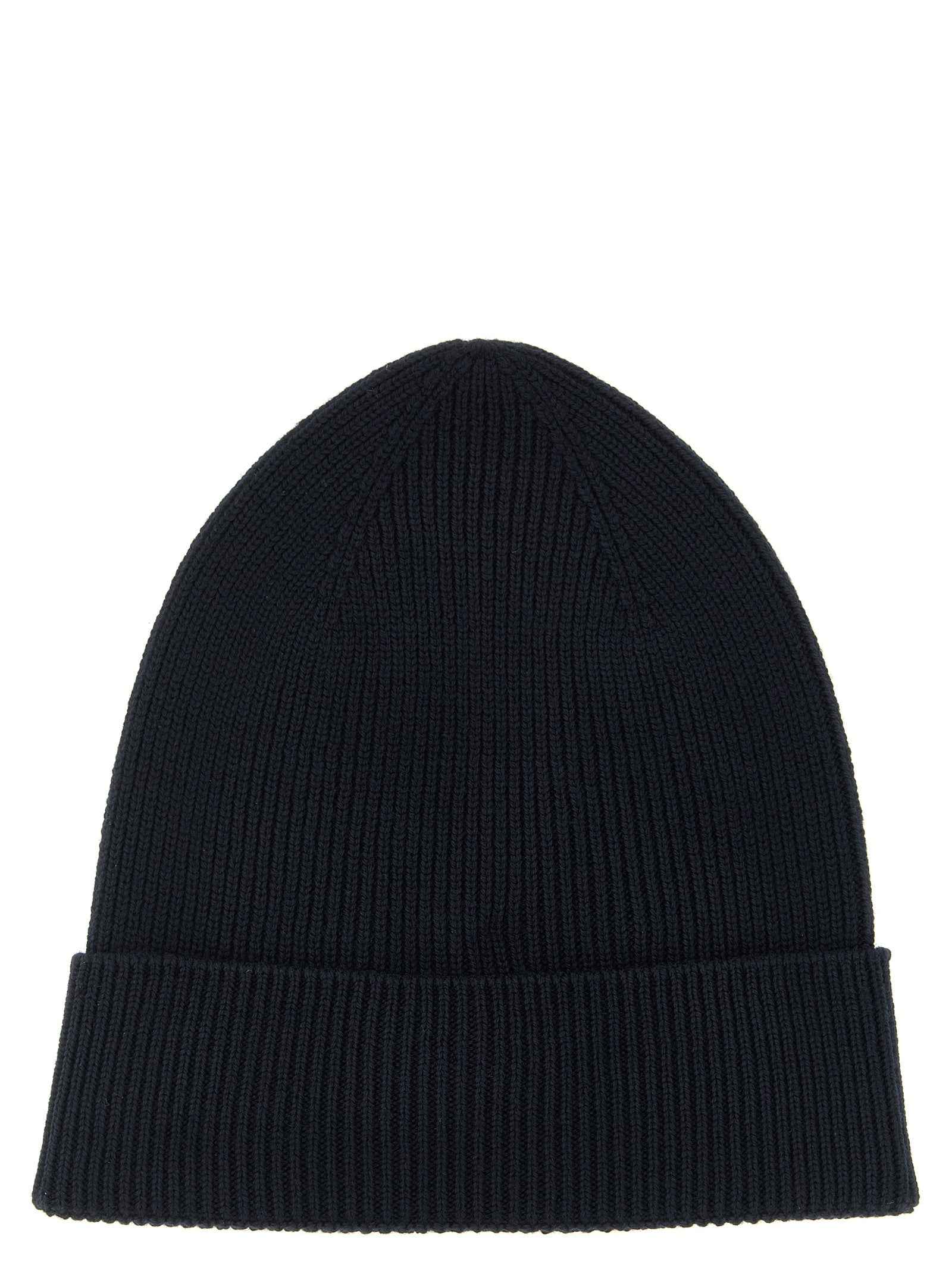 Blue Virgin Wool Beanie