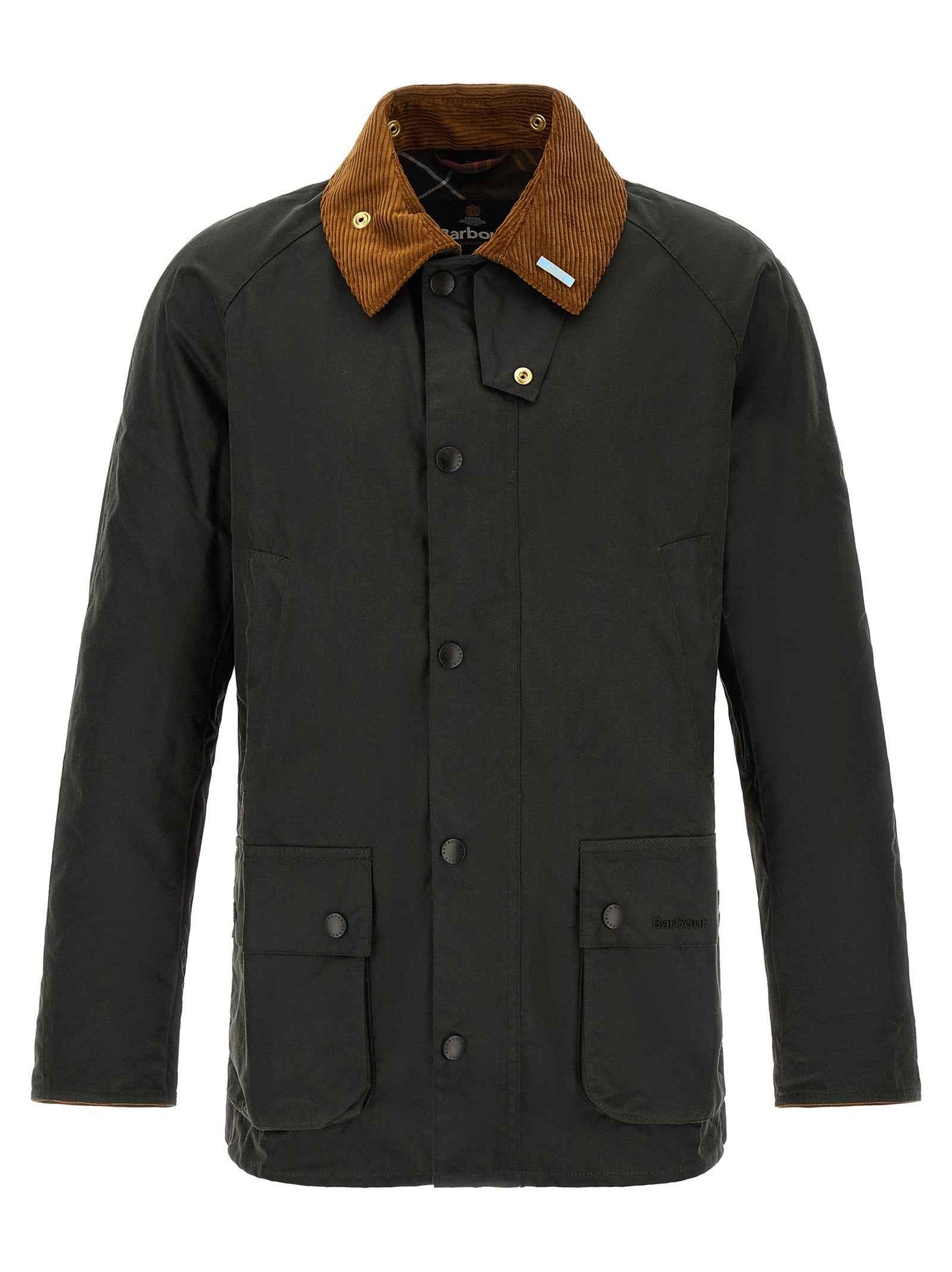 Bicolor Cotton Shell Jacket