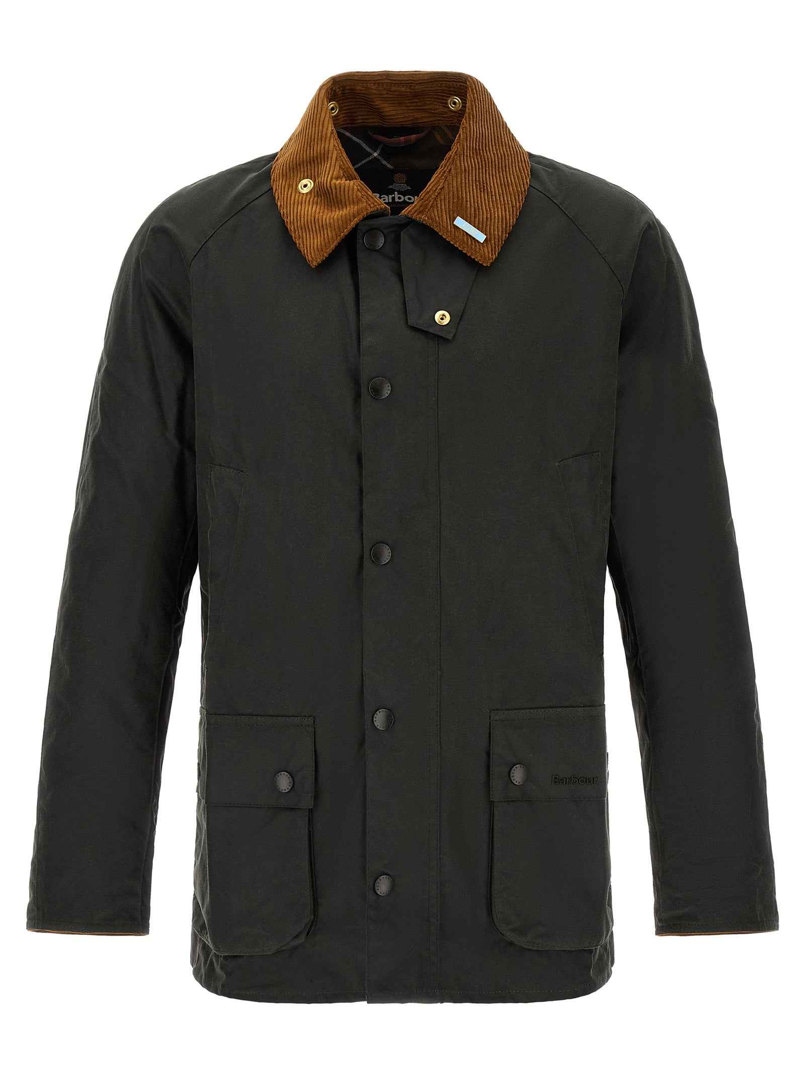 Bicolor Cotton Shell Jacket