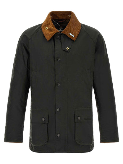 Bicolor Cotton Shell Jacket