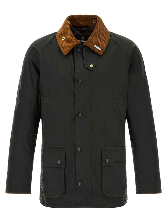 Bicolor Cotton Shell Jacket