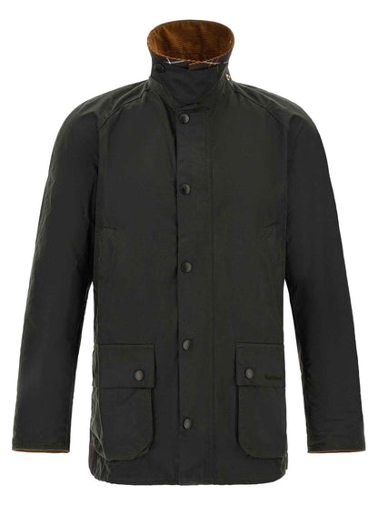 Bicolor Cotton Shell Jacket
