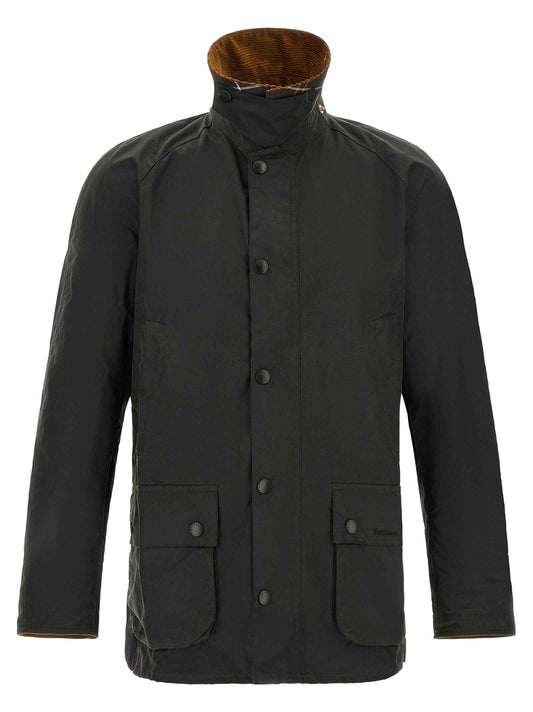 Bicolor Cotton Shell Jacket