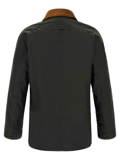 Bicolor Cotton Shell Jacket