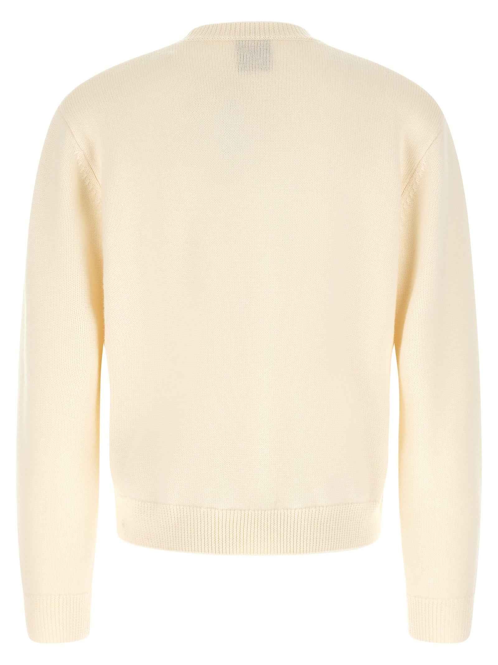 White Wool Cardigan