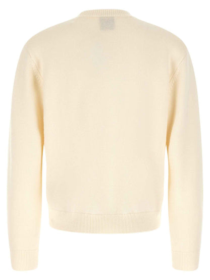 White Wool Cardigan