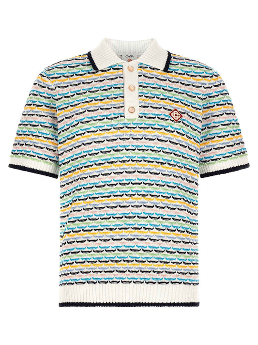 Multicolor Cotton Polo Shirt