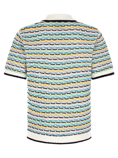 Multicolor Cotton Polo Shirt