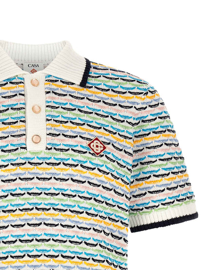 Multicolor Cotton Polo Shirt