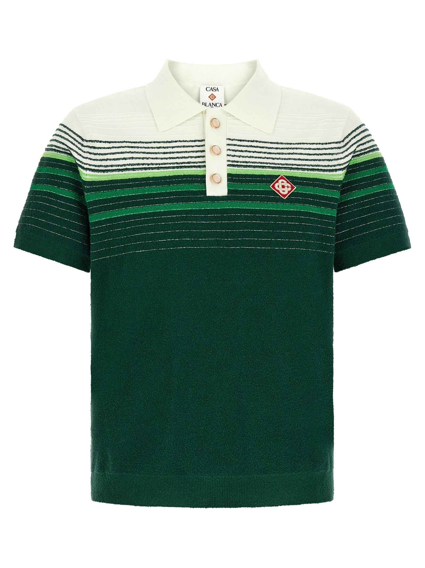 Bicolor Cotton Polo Shirt