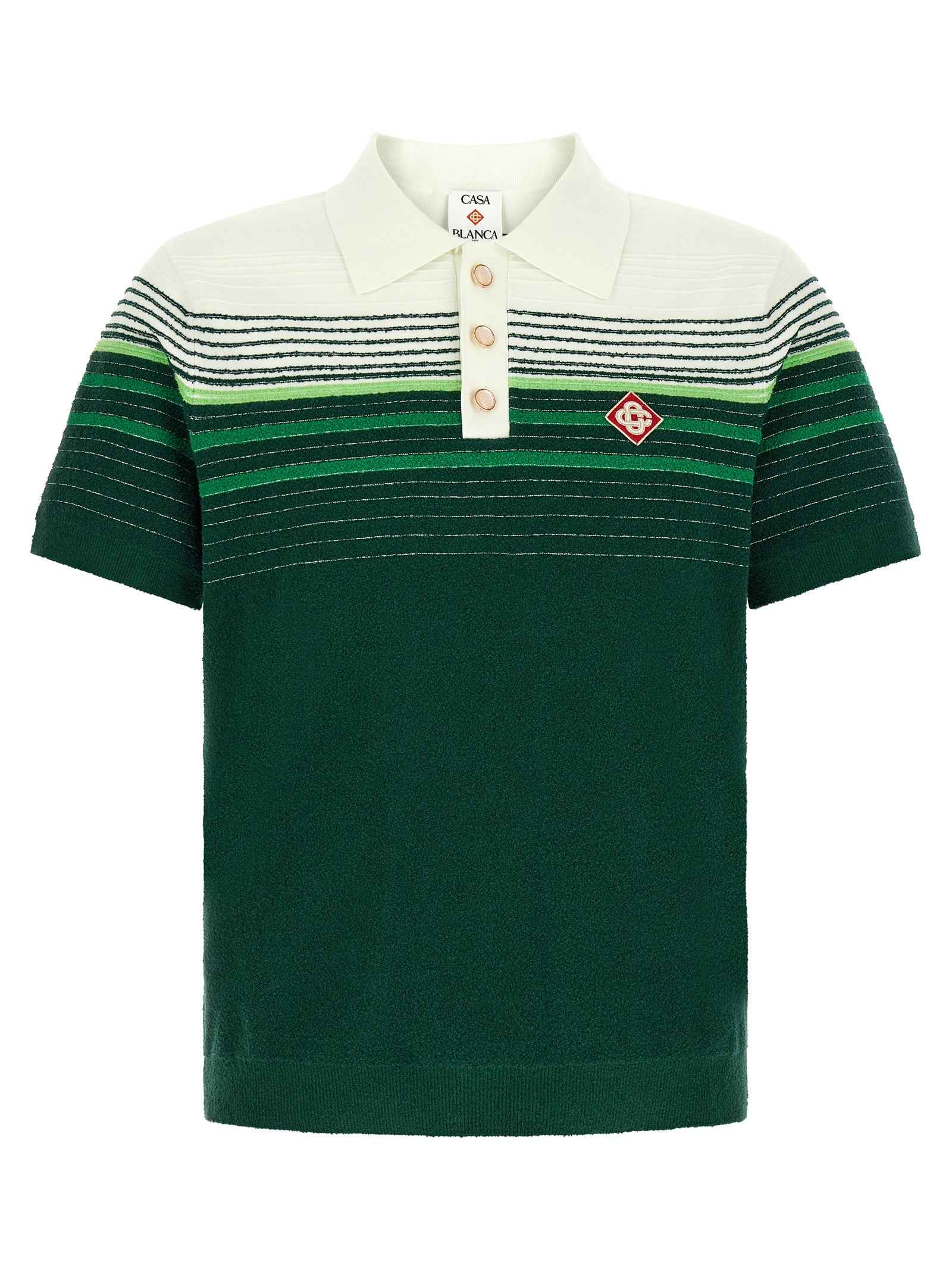 Bicolor Cotton Polo Shirt