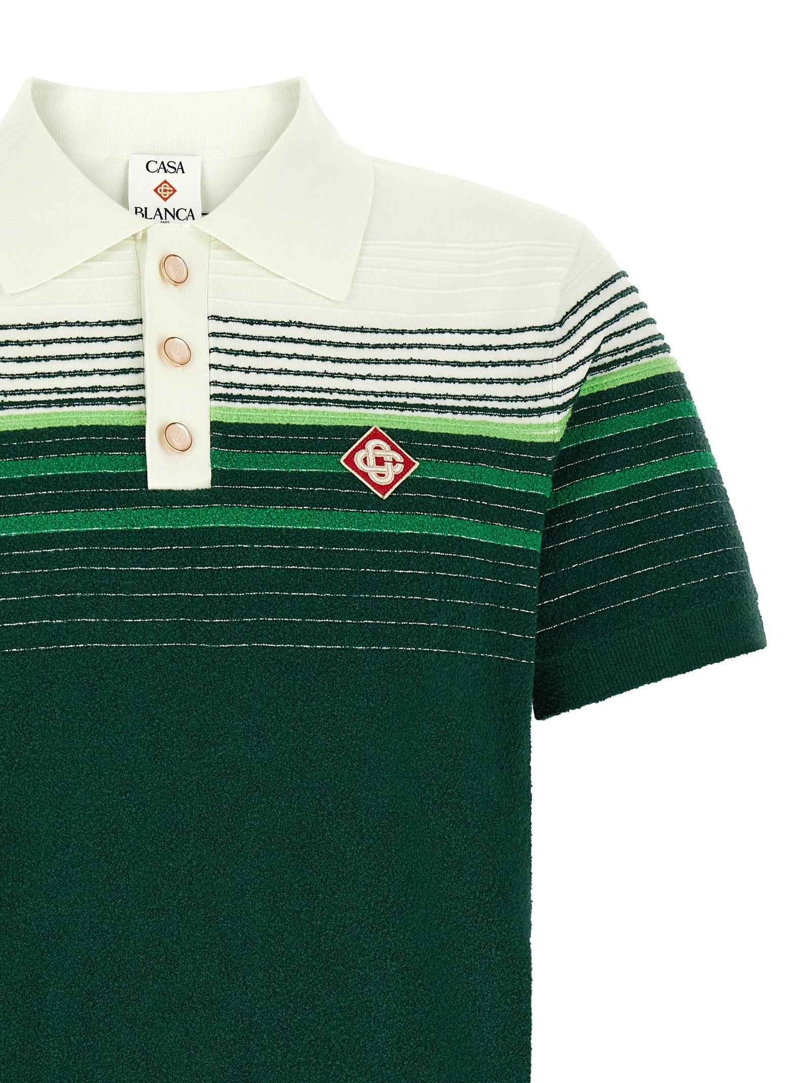 Bicolor Cotton Polo Shirt