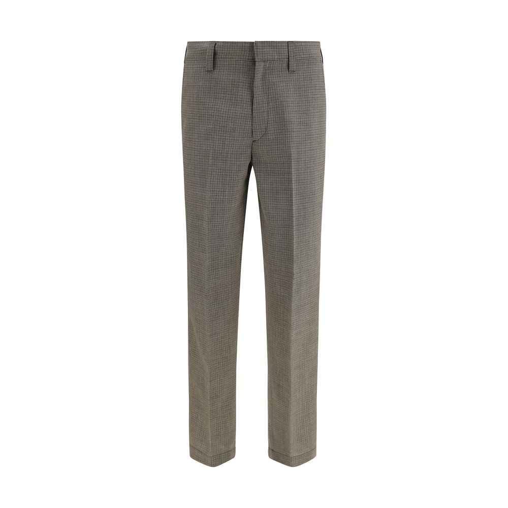 Brown Wool Oves Aries Pants