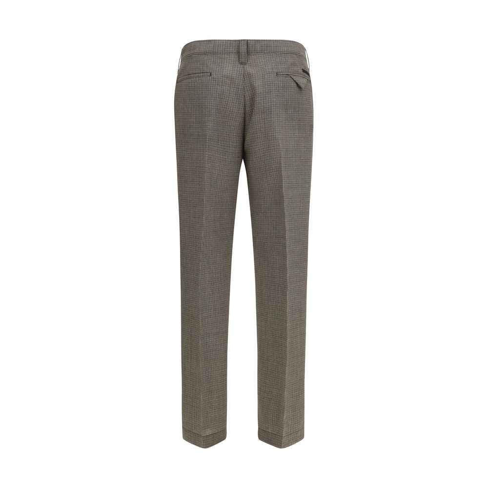 Brown Wool Oves Aries Pants