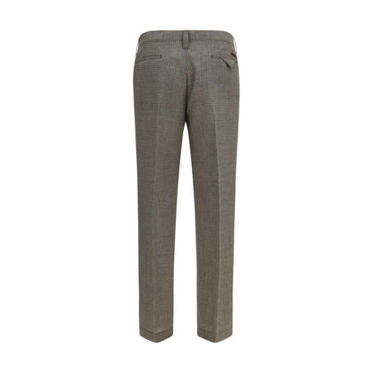 Brown Wool Oves Aries Pants
