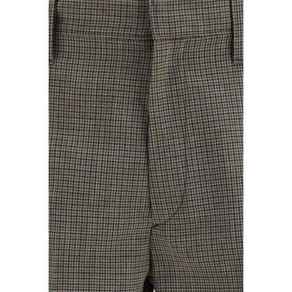 Brown Wool Oves Aries Pants