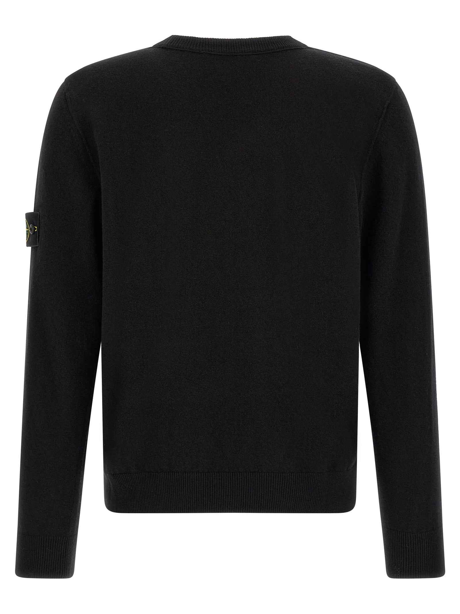 Black Virgin Wool Cardigan