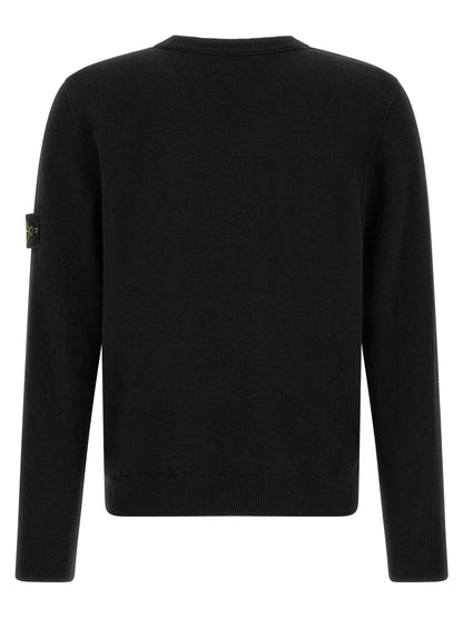 Black Virgin Wool Cardigan