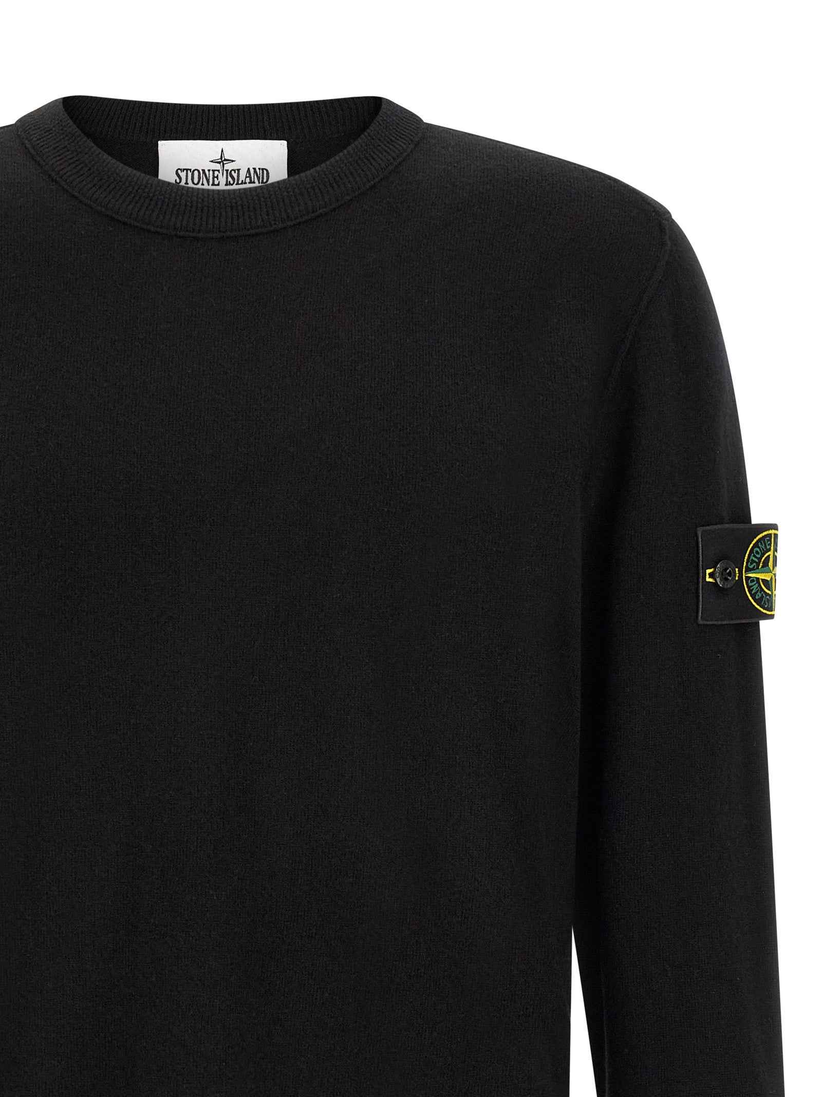Black Virgin Wool Cardigan