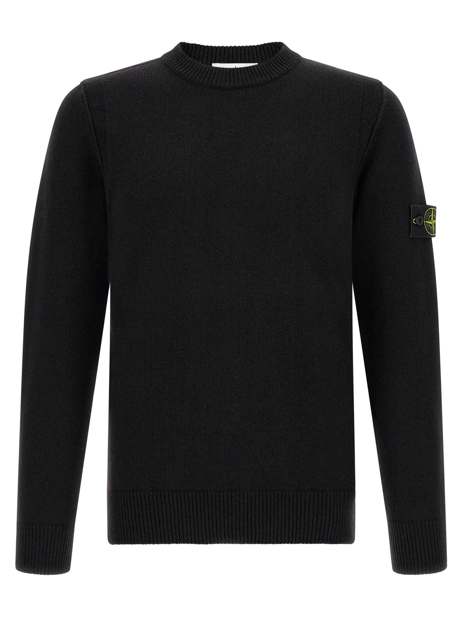 Black Virgin Wool Cardigan
