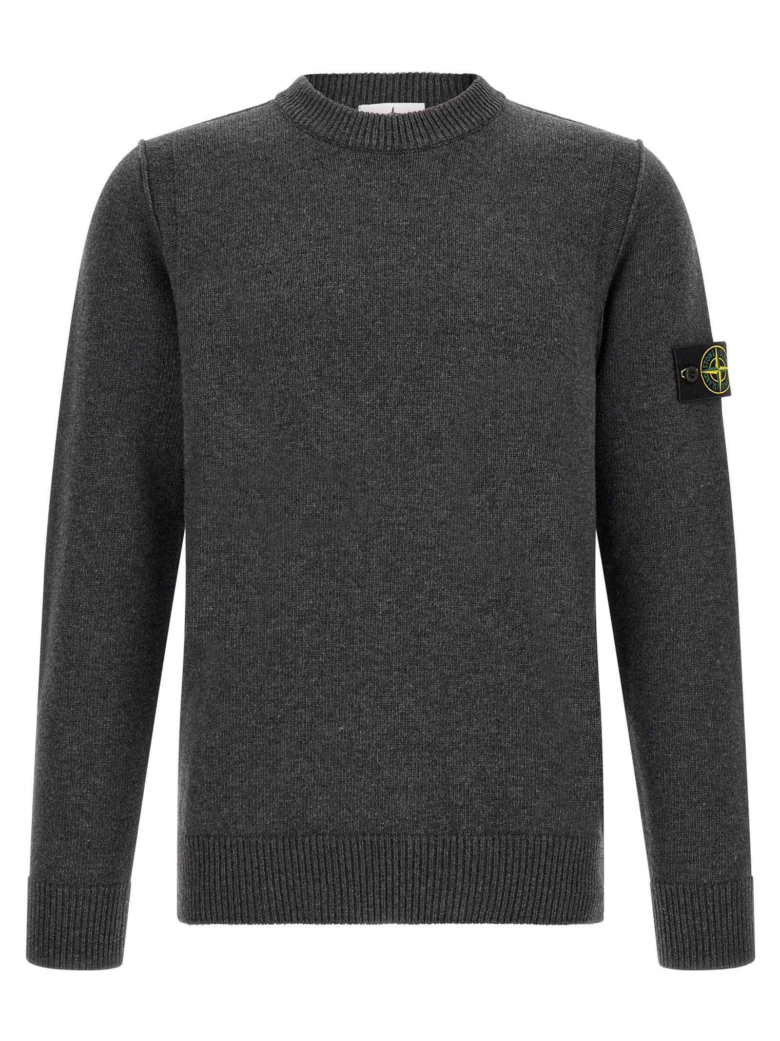 Gray Virgin Wool Cardigan