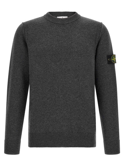 Gray Virgin Wool Cardigan