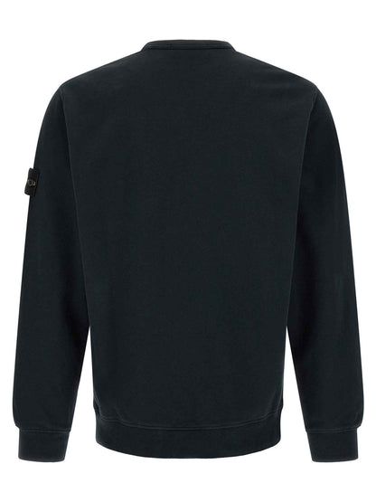Blue Cotton Sweatshirt