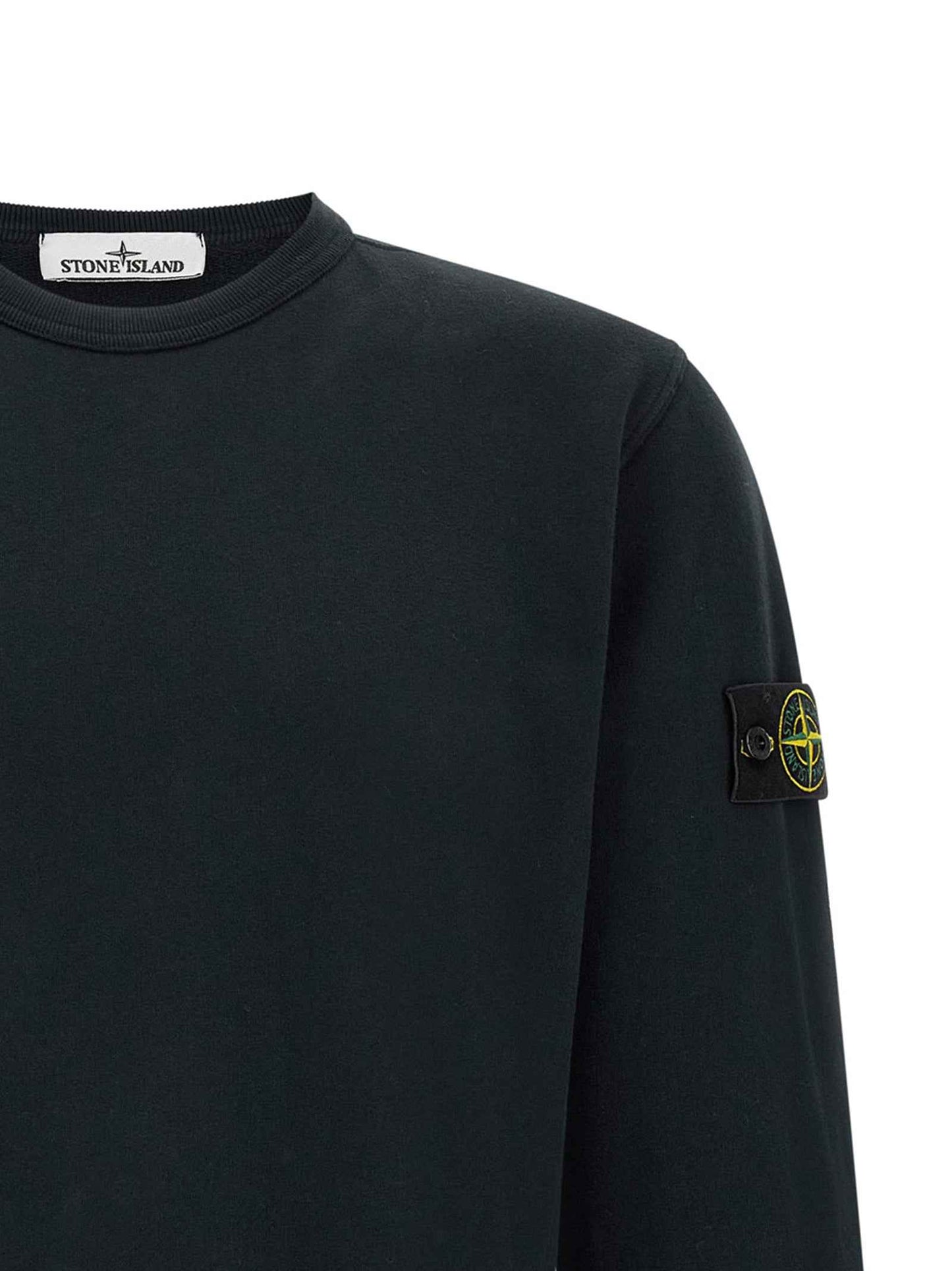 Blue Cotton Sweatshirt