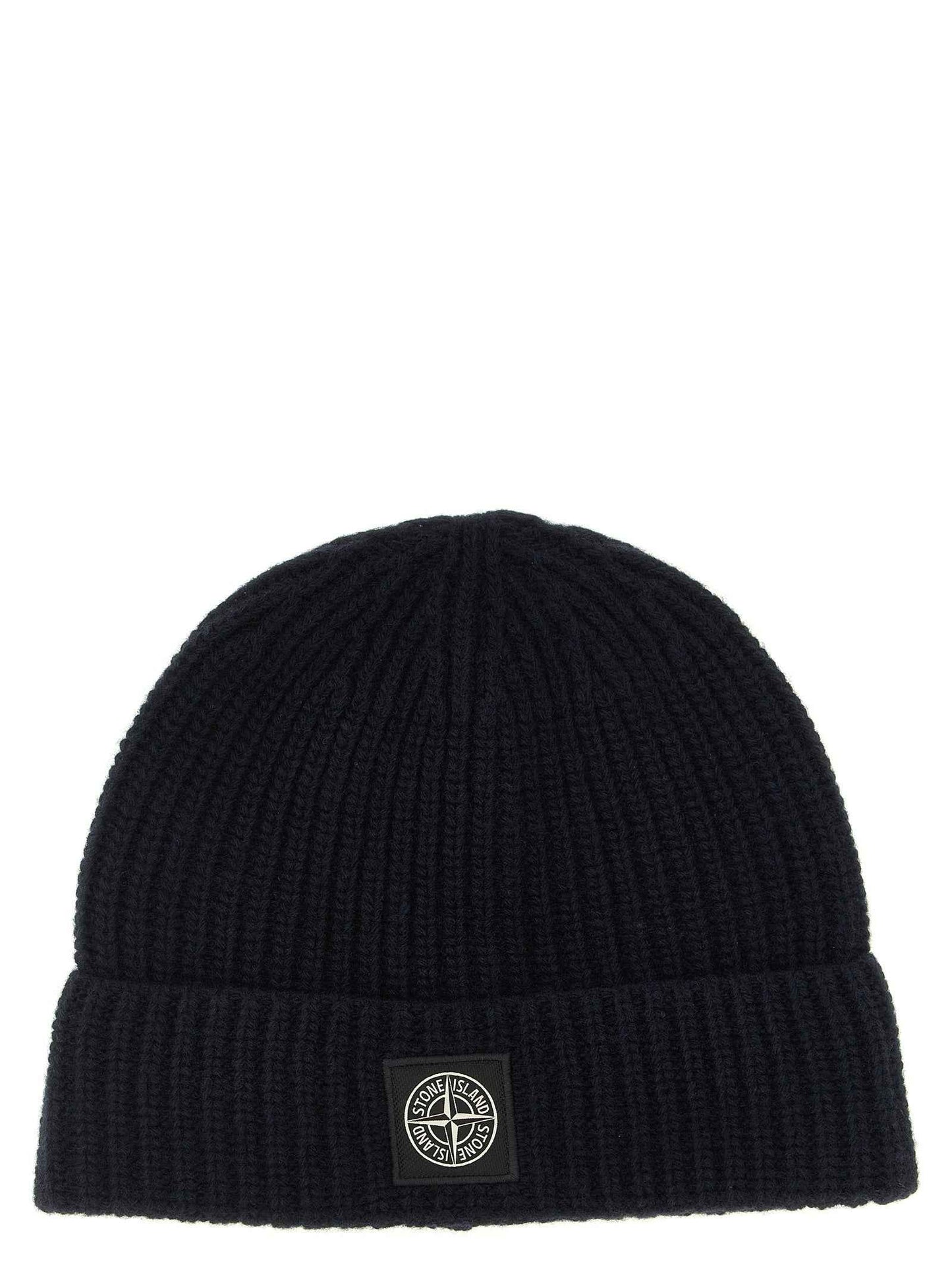 Blue Virgin Wool Beanie