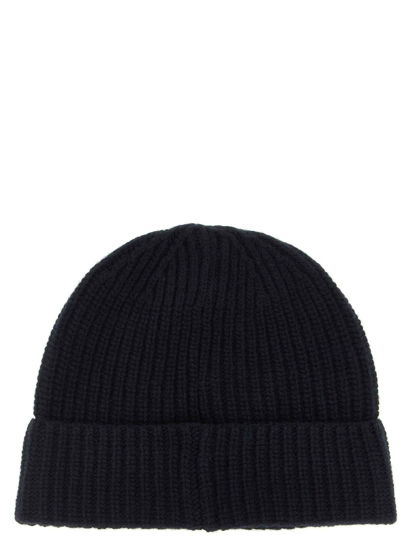 Blue Virgin Wool Beanie