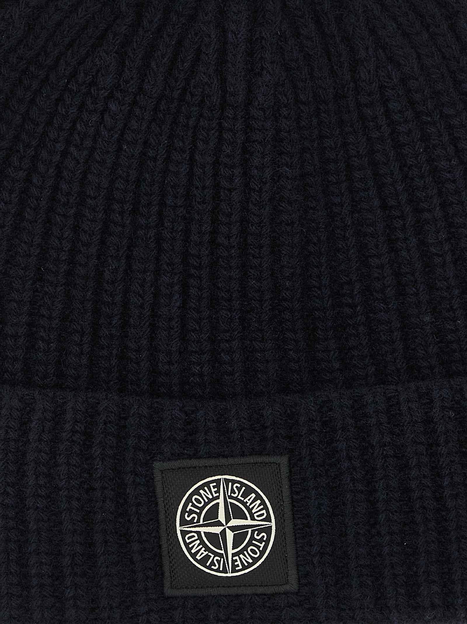 Blue Virgin Wool Beanie