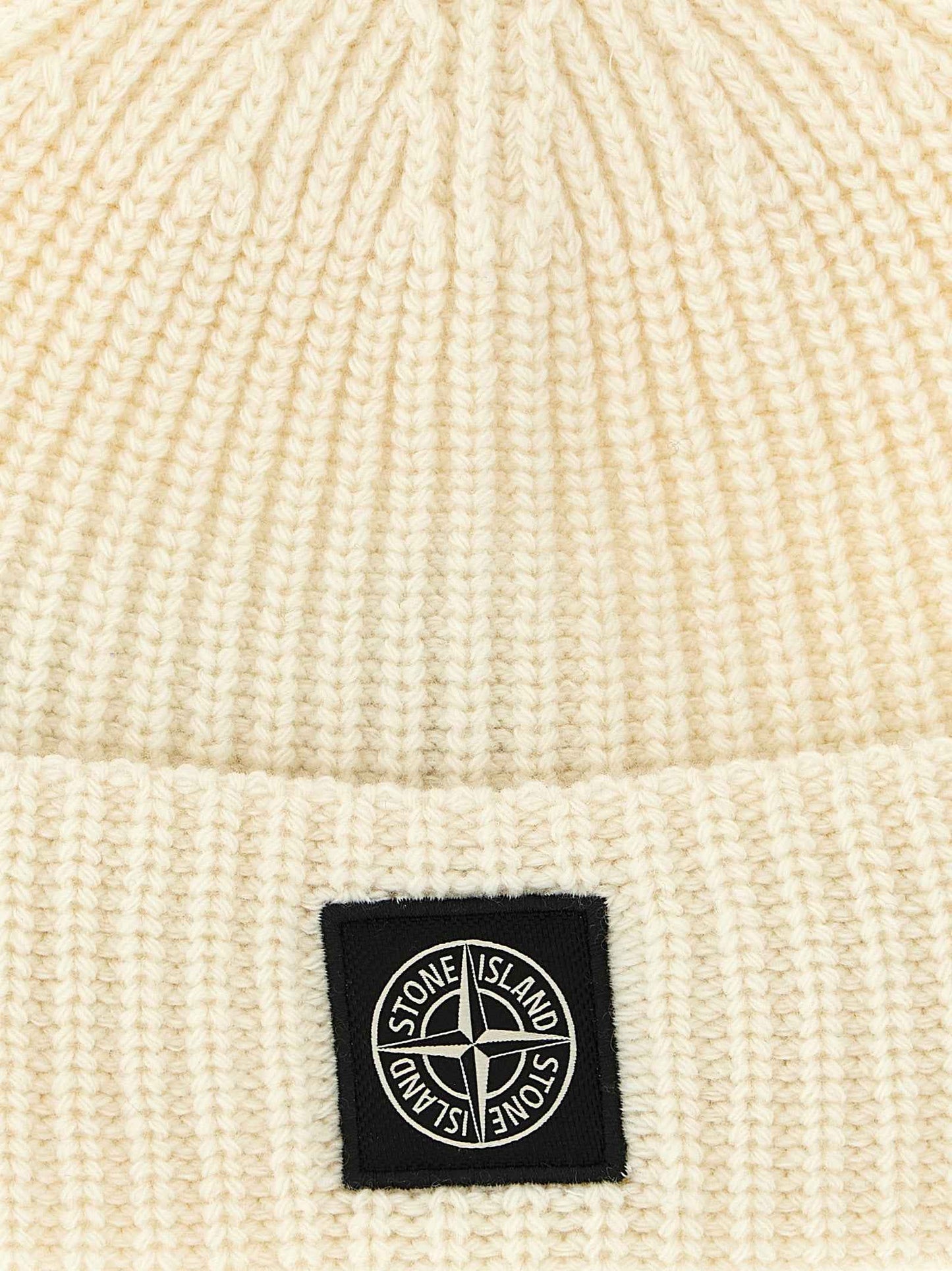 White Virgin Wool Beanie