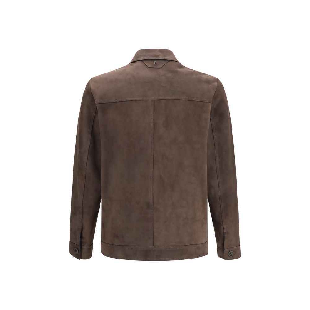 Brown Leather Leather Jacket
