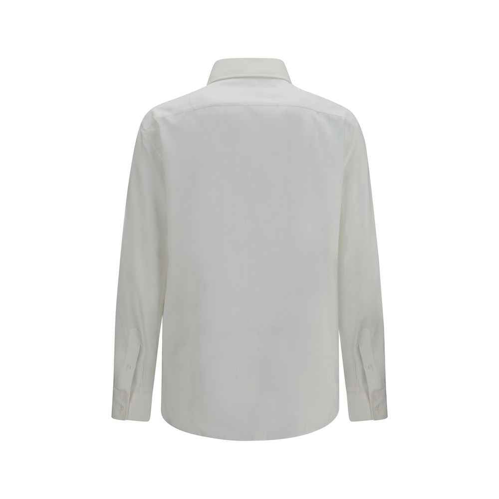 White Cotton Dress Shirt
