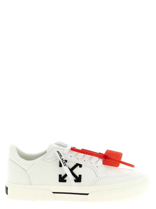 Bicolor Cotton Low Top Sneakers