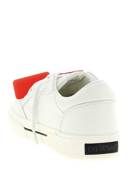 Bicolor Cotton Low Top Sneakers